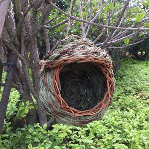 鸟窝挂窝景观鸟巢家鸟户外野鸟小鸟保暖栖息窝花园别墅天花顶装饰