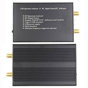 合金外壳 频谱分析仪USB 35-4400M信号源 带跟踪源模块RF频域分析