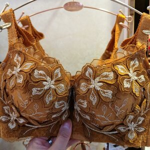 专柜正品夏娃之秀2022新款5093a杯厚b杯薄聚拢调整海藻文胸套装