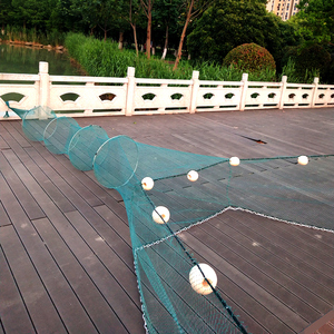 渔网拦渔网拉网拦鱼网拖网拦网捕鱼网鱼笼虾笼折叠网八字网虎口网