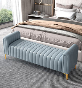 意式轻奢床尾凳床边沙发凳贵妃椅床脚凳卧室床边床榻床位长凳春凳