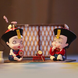 僵小鱼盲盒公仔网红小鱼心僵周边戏说动漫手办古风摆件生日礼物