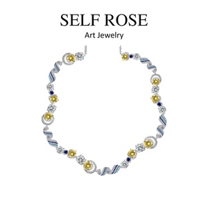 SELF ROSE名画系列星月夜项链高级设计感轻奢