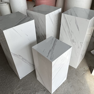 00tb7300618461淘宝定制人造黑白根大理石底座玄关落地摆台酒店会所