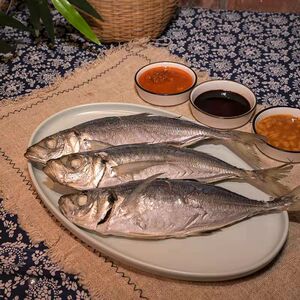 潮汕特产阔目鱼饭新鲜熟鱼即食海鲜潮州特产鱼饭500克