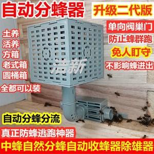 自动分蜂器收蜂笼新款全自动中蜂自动分蜂器收王器蜂王防逃器方便