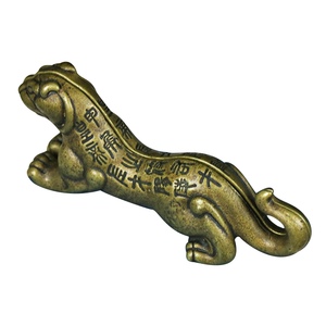 多丰铜虎符摆件古玩铜器黄铜实心虎符印章兵符权力信物家居办公室