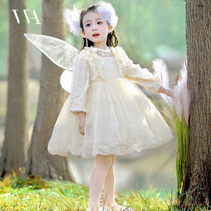 90小熙的月光宝盒淘宝ins夏季儿童宝宝甜美渐变花仙子吊带公主裙子