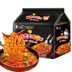 [白象超辣火鸡面]国产火鸡面5袋10袋装大辣娇方便面韩式火鸡拌面