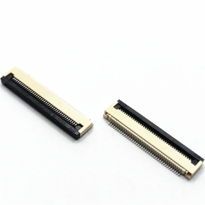 0h掀盖式fpc座 0.5间距fpc连接器 翻盖式软排线座子 zif端子座