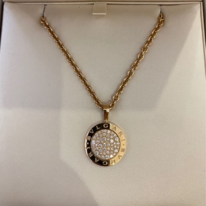 宝格丽项链女圆盘