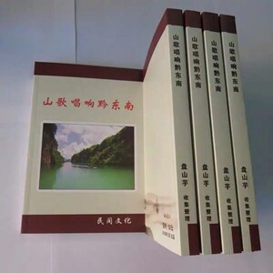 民间山歌书打印四句情歌歌词男女对唱加厚版云南四川湖南贵州