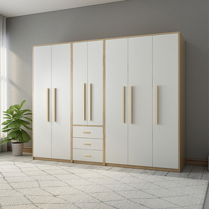 大衣柜家用卧室 定制家具衣柜收纳衣帽间柜子组合整装2人付款2000