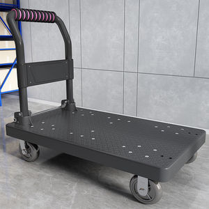 小推车便携折叠手推车拉货多功能搬运车家用静音手拉车四轮平板车