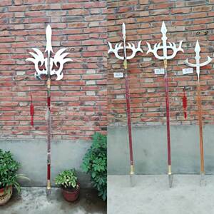 环球动漫乐园淘宝隋唐演义兵器宇文成都凤翅鎏金镗镏金镋秦琼双锏四