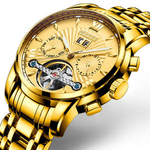 2020新款正品瑞士慕梭机械表手表男防水双陀飞轮全自动夜光镂空男