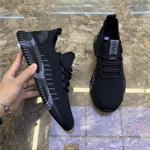 郑起量男士轻奢顽斯一脚蹬休闲开车鞋法威力8666弹力飞织网面男鞋