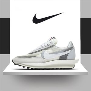 耐克男鞋nike sacai x  ldv waffle联名解构灰休闲白运动跑步女鞋