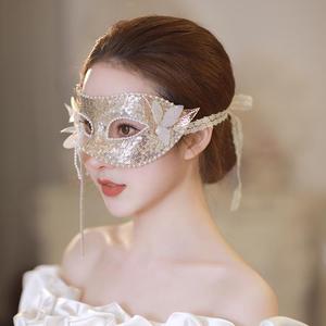 面具情调半脸女遮面成人舞会化妆性感晚宴会派对时尚女生写真道具