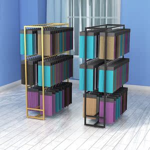 布料色卡的货架