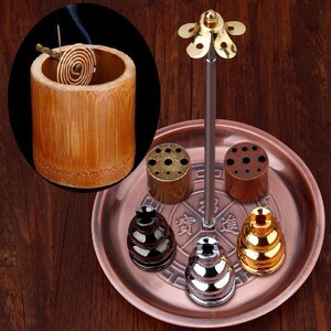 炉盘盘香通用香炉托香托接灰香薰炉托架个性檀香架子托实用卫生间