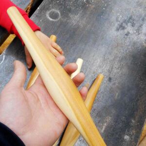 陕西彬县特产鱼肚擀面杖 白吉馍专用 肉夹馍擀面杖 30长中间粗