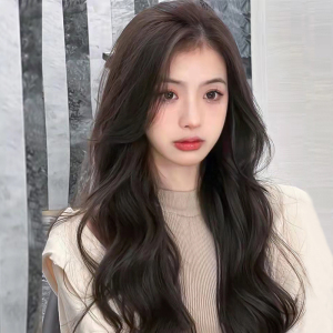 假发女长发中分八字刘海全头套式长卷发大波浪轻薄自然仿真假发套