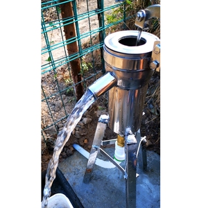 压水井手动手压井水泵压井井头抽水泵取水器农村老式不锈钢摇水泵