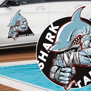 汽车贴纸鲨鱼