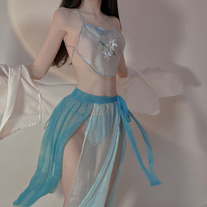 情器内衣古装汉服性感情感趣味丝袜情调制服暴露女装纯欲肚兜睡衣