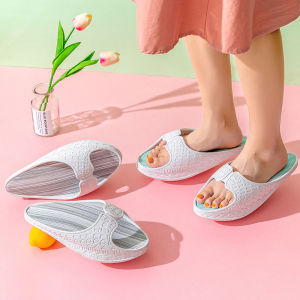 日本减肥鞋吴昕同款大s小s拖鞋瑜伽美腿减脂提臀撑筋棉拖摇摇鞋女