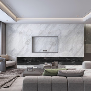 天然石电视背景墙