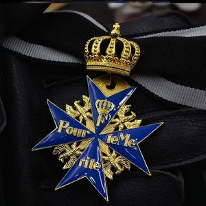 二战德国铁十字徽章蓝色马克思普鲁士勋章德意志马耳他胸针钥匙扣