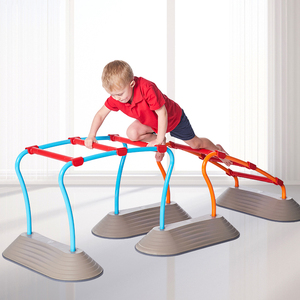 gonge迷你跑酷套装 滑梯感统训练儿童室内外游戏乐园组装运动器械