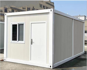 办公室简易活动板房组装可拆卸彩钢材料集装箱移动房住人集成房屋