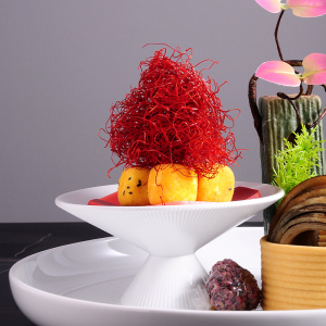 极细微辣辣椒丝日本西餐辣椒丝唐辛子创意菜盘饰干红超细椒丝50克