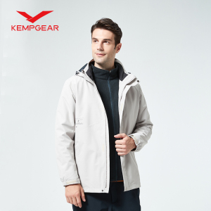 kempgear凯蒙戈尔户外冲锋衣男士保暖摇粒绒情侣款三合一外套女