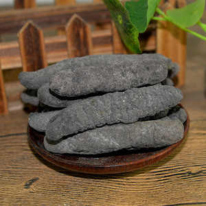 乌参干货30头黑乌条乌虫参黑参海味水产酒店食材500g海参淡干包邮