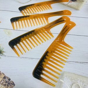 折不断牛筋大号加厚加宽齿梳子防静电卷发专用美发直发男女按摩梳