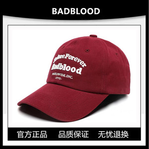 韩国正品代购BADBLOOD迪丽热巴同款遮阳棒球帽子鸭舌帽男女
