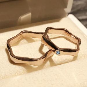 六角螺母明星同款s925纯银六边形tasaki小众高级感食指戒指女