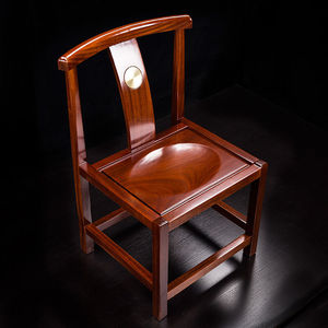 墨空太师椅实木椅子主人椅刚花靠背椅子功夫茶桌椅现代中式茶桌椅