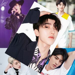 新蔡徐坤海报高清明星周边写真海报墙贴 大张 百分九同款宿舍壁纸