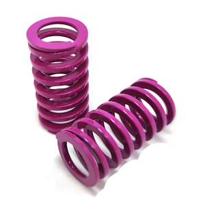 外径10内径5.8塑胶弹簧SWC紫色代替盘起矩形SSWC螺旋压缩模具弹簧