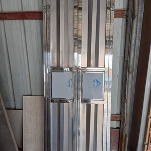 双开厕所门卫生间门不锈钢双开门简易门工程公厕宿舍工地