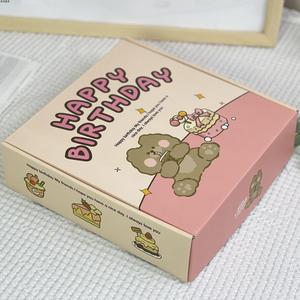 蛋糕盒装女生内裤闺蜜生日礼物惊喜可爱贴心实用礼物可代写贺卡