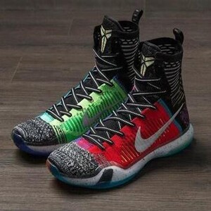 科比9代高帮黑人月圣诞节鸳鸯刺客kobe10代编织低帮白黑篮球鞋