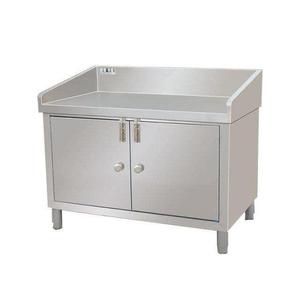 兰州拉面案板工作台商用不锈钢面板台一体拉面柜开门储物柜