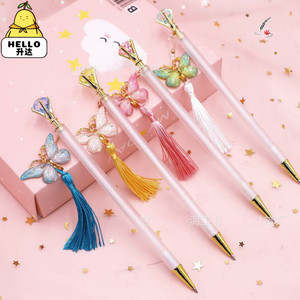 网红自动铅笔 小学生 写不断少女心小仙可爱超萌蝴蝶吊坠活动套装自动