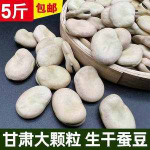 新鲜蚕豆干货生兰花豆原味蚕豆鱼饵大颗粒商用胡豆种子5斤包邮
